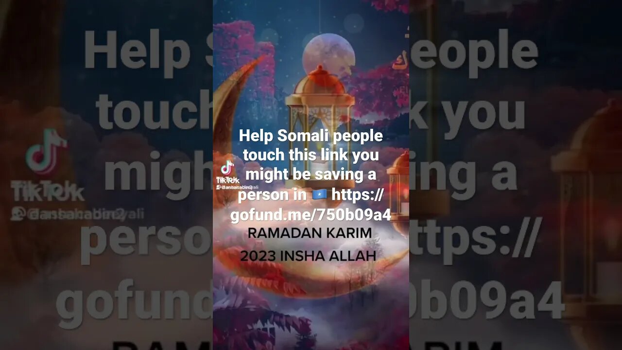 https://gofund.me/750b09a4 help somalias from starving