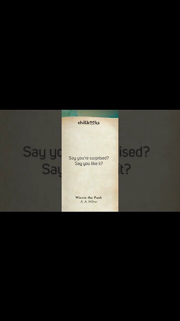 First words from Winnie The Pooh