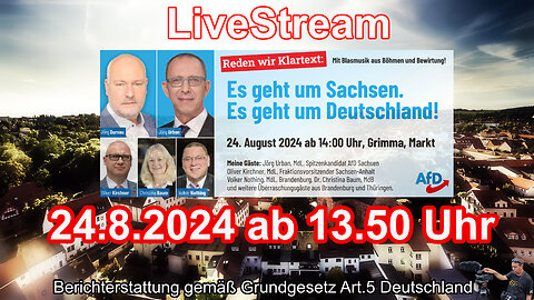 Live Stream on 24.8.2024 from GRIMMA