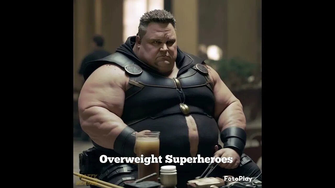 Overweight Superheroes - AI Art