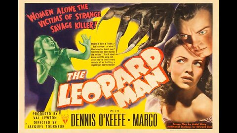 Val Lewton's THE LEOPARD MAN 1943 Killer Leopard Terrorizes Town but May be a Person FULL MOVIE