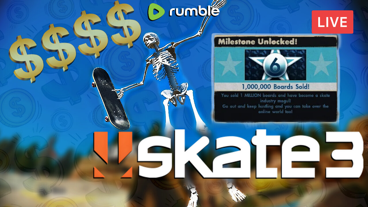 FINISHING THIS CLASSIC :: Skate 3 :: SELLING A MILLION BOARDS {18+}