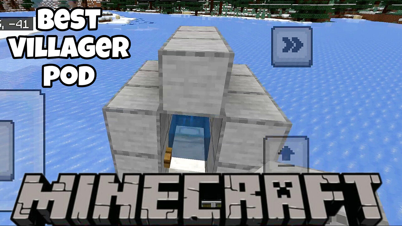 The Best Villager Pod ever in Minecraft (IMO)