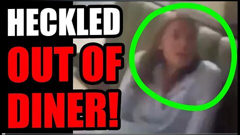 AOC gets HECKLED outofdiner byher own voters lol