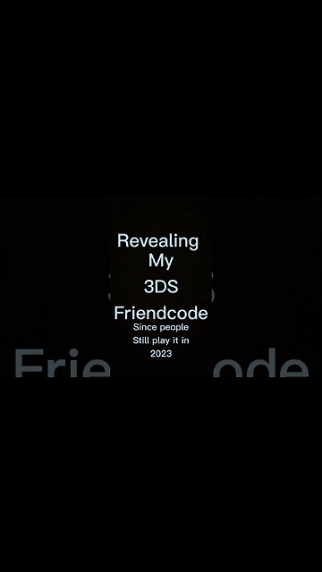 #friends #friendcode #ds #3ds #throwback #retro #gaming #nintendo #youtubeshorts #shorts #fyp #cool