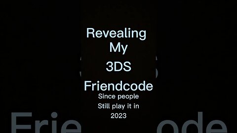 #friends #friendcode #ds #3ds #throwback #retro #gaming #nintendo #youtubeshorts #shorts #fyp #cool