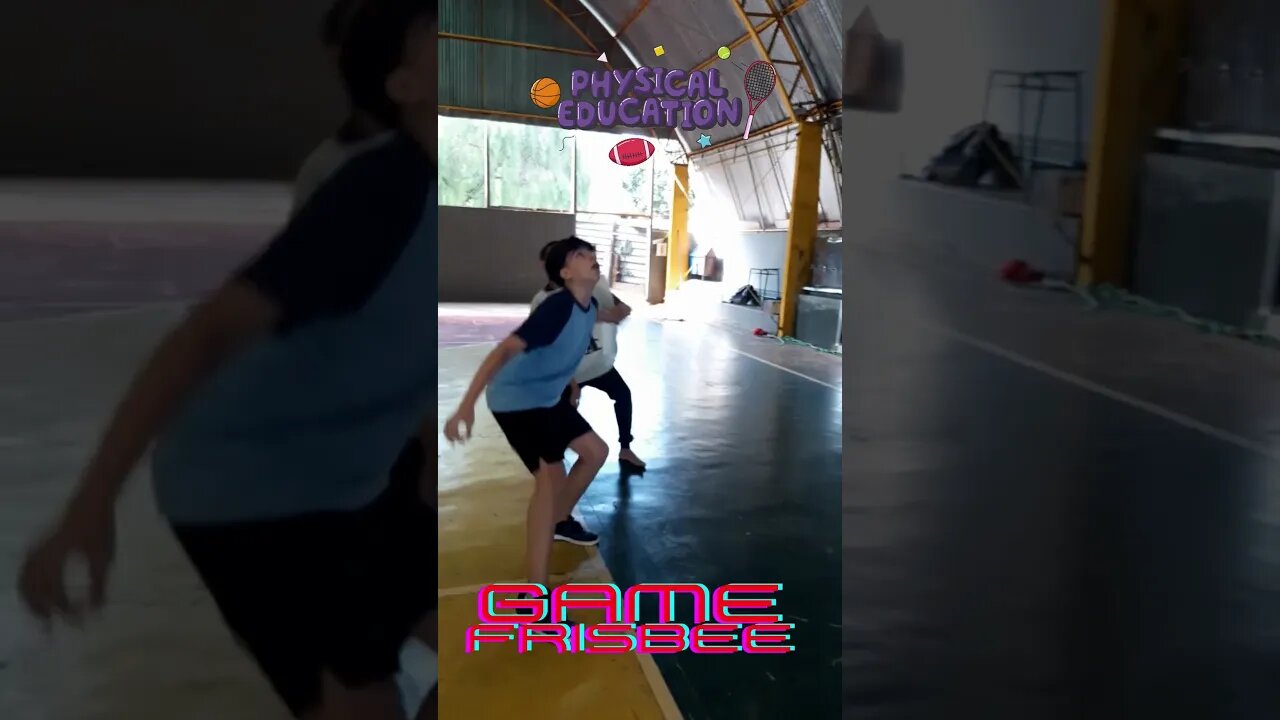 FRISBEE NA EDUCAÇÃO FÍSICA #shorts