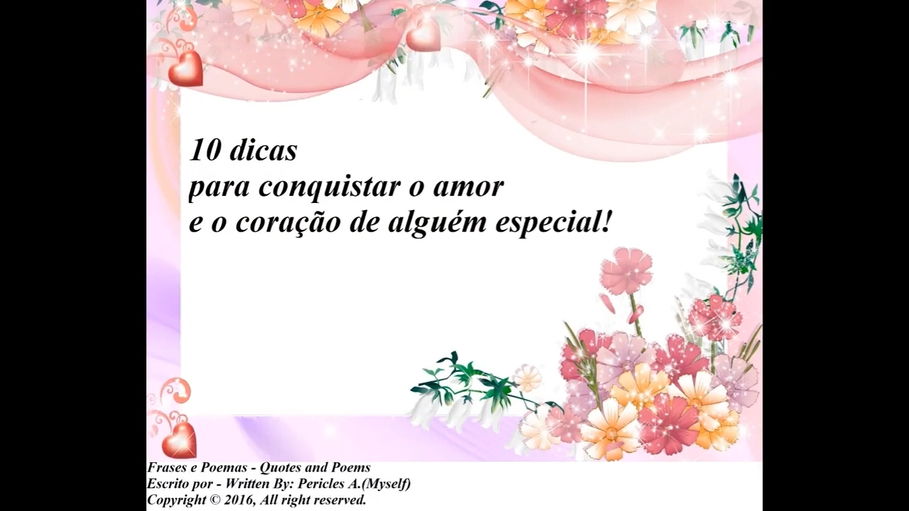 10 dicas para conquistar o amor e o coração de alguém especial! [Frases e Poemas]