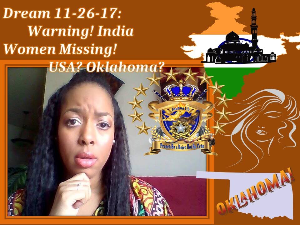 Warning Vision: 11-26-17 India Be Watchful, Women Going Missing US Citizens Traveling