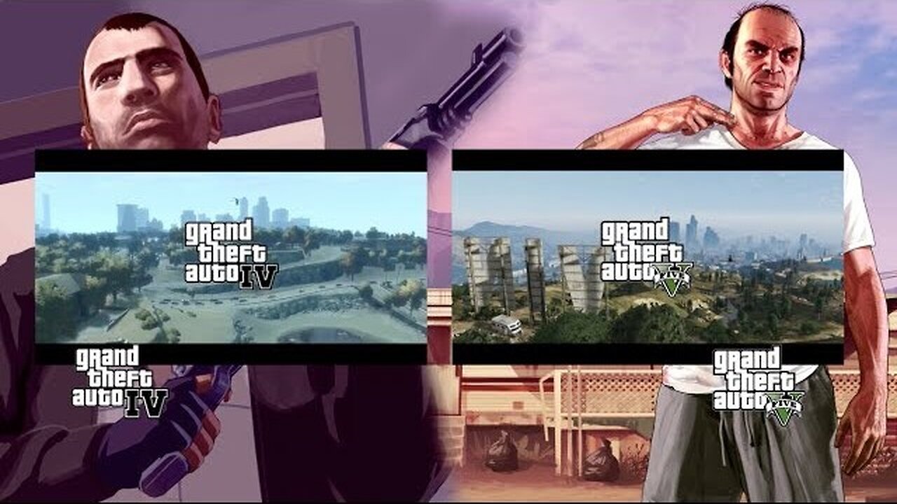 GTA V in GTA IV ! (Trailer Parody)