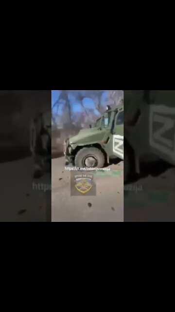 Ukraine War - Abandoned GAZ Tigr infantry vehicle on the Kharkov front