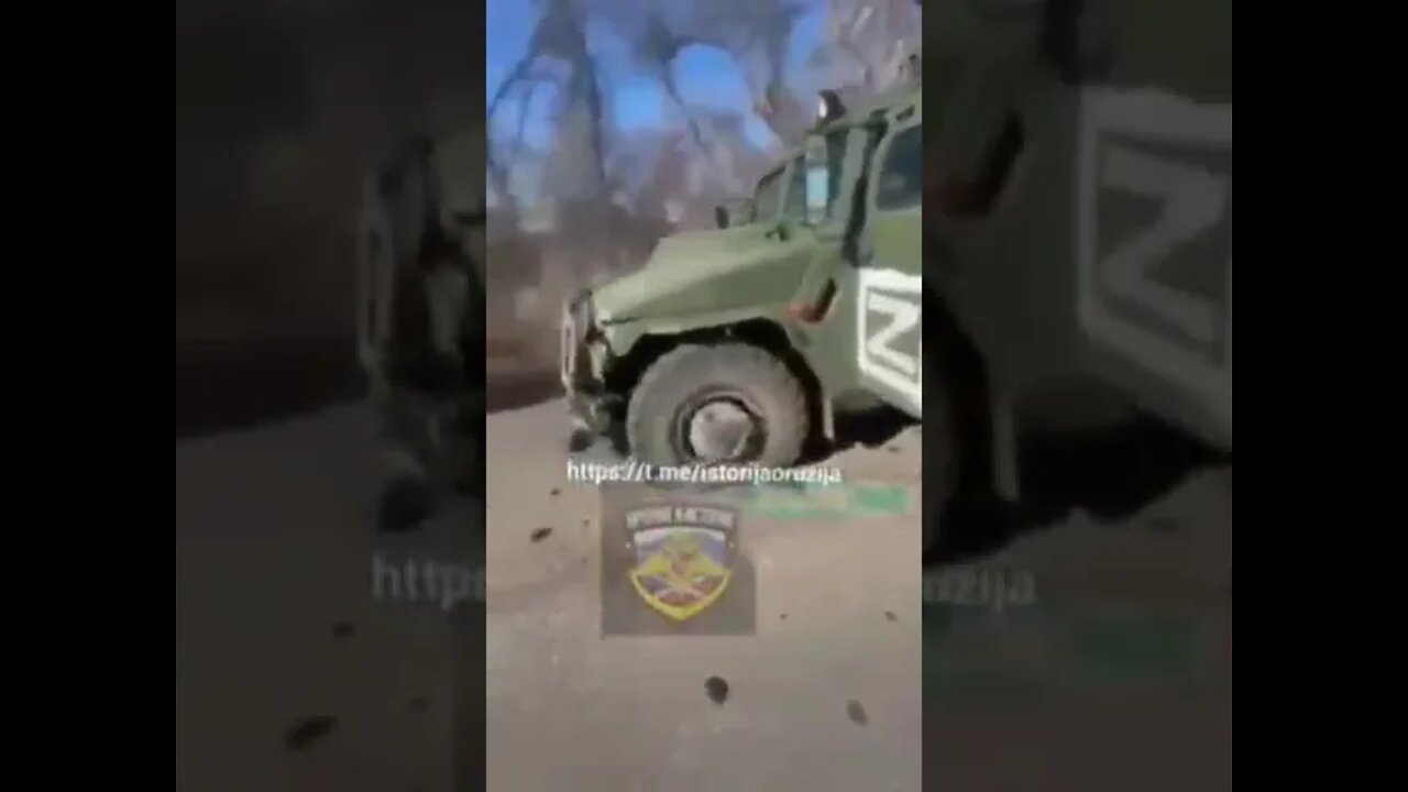 Ukraine War - Abandoned GAZ Tigr infantry vehicle on the Kharkov front