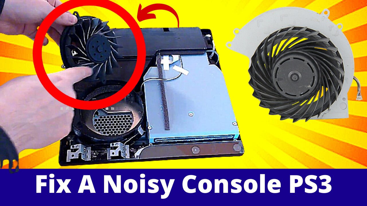 ✅HOW TO FIX A NOISY PS3 2021💥🔥🎮PS3 EASY FIX