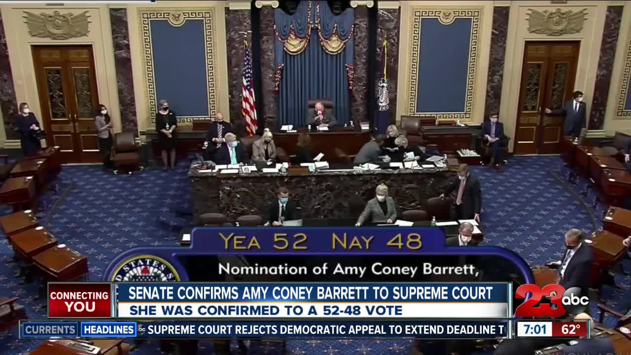 Judge Barrett Confirmation wrap