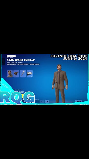 ALAN WAKE IS BACK! FORTNITE ITEM SHOP (June 6, 2024)