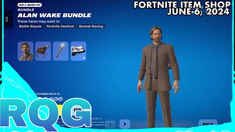 ALAN WAKE IS BACK! FORTNITE ITEM SHOP (June 6, 2024)