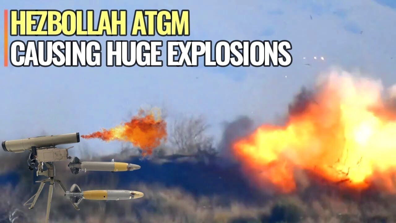 Hezbollah ATGM fire on a gathering of Israeli soldiers near Ramim barracks