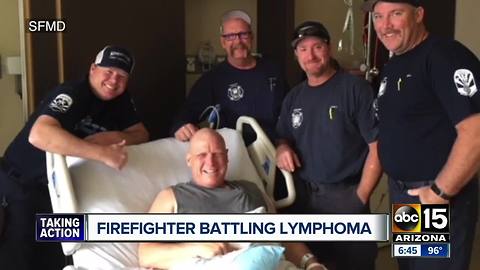 Crews raising money for East Valley firefighter battling cancer