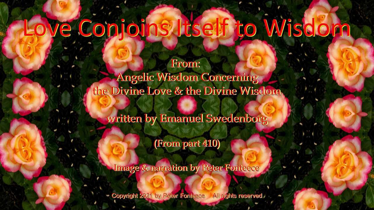 Love Conjoins Itself to Wisdom