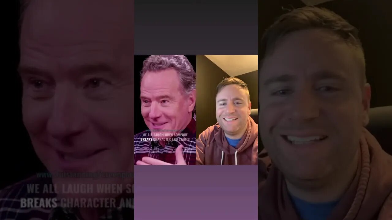 The Actor Can’t Be In On The Joke #youtubeshorts