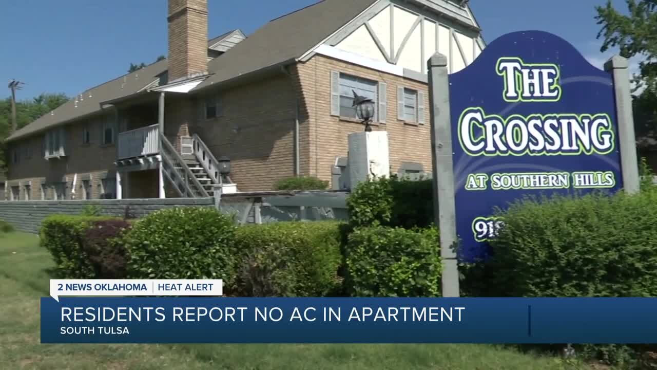 Residents report no A/C in apartment