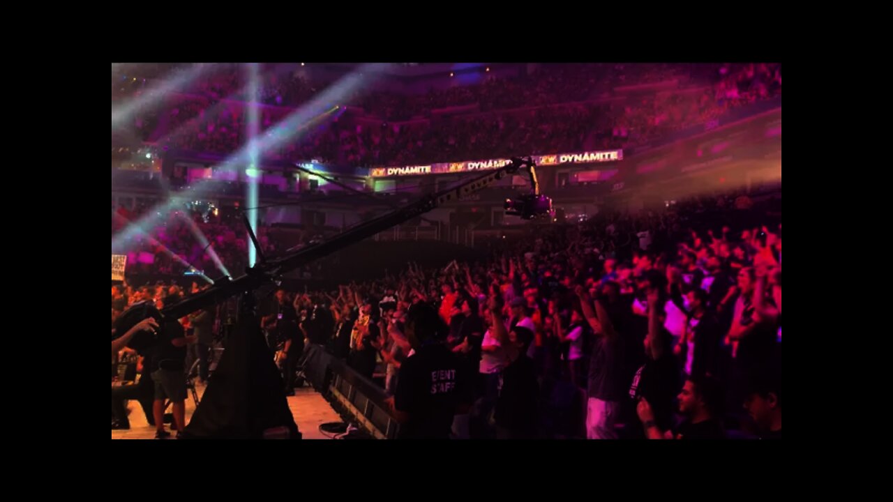 My View From Backstage Last Night At Arthur Ashe Stadium In NYC!!