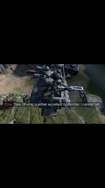 Halo Infinite "Their Driving Is Either Excellent Or Terrible. I Cannot Tell." #Shorts