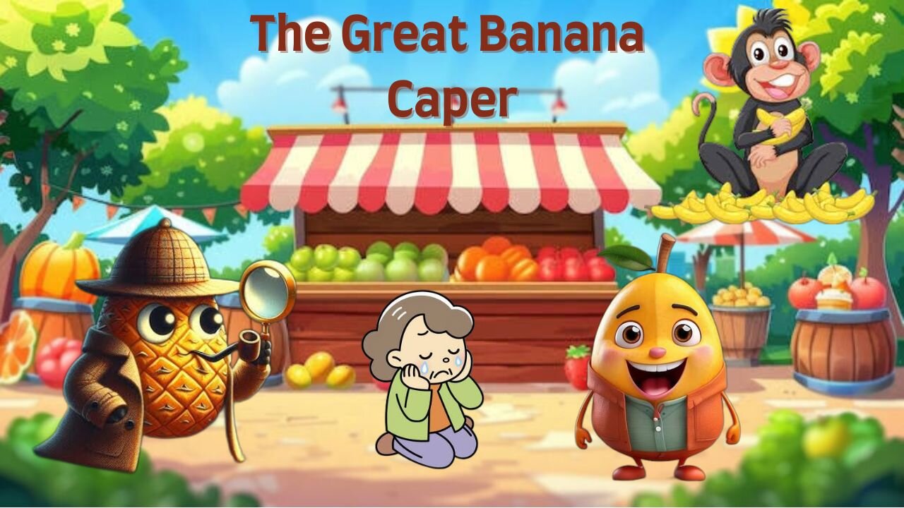 Banana caper funny cartoon in english | cartoon story | cartoon videos