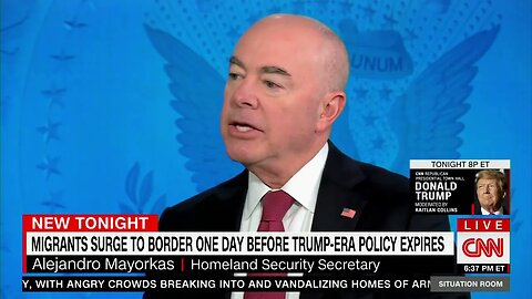 DHS Secretary Mayorkas Admits Border Crisis "Is Going To Get More Challenging" When Title 42 Expires