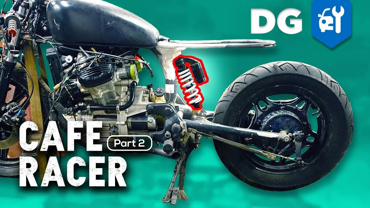 Dual to Mono Shock Conversion | #CX500CafeRacer [EP2]