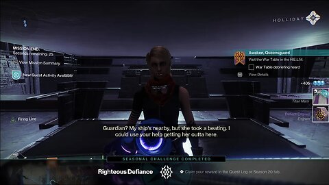 Destiny 2 Awaken Queensguard Saving Amanda Story Dialogue 4k