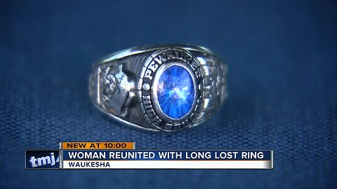 Local woman gets her missing class ring back after 30 years