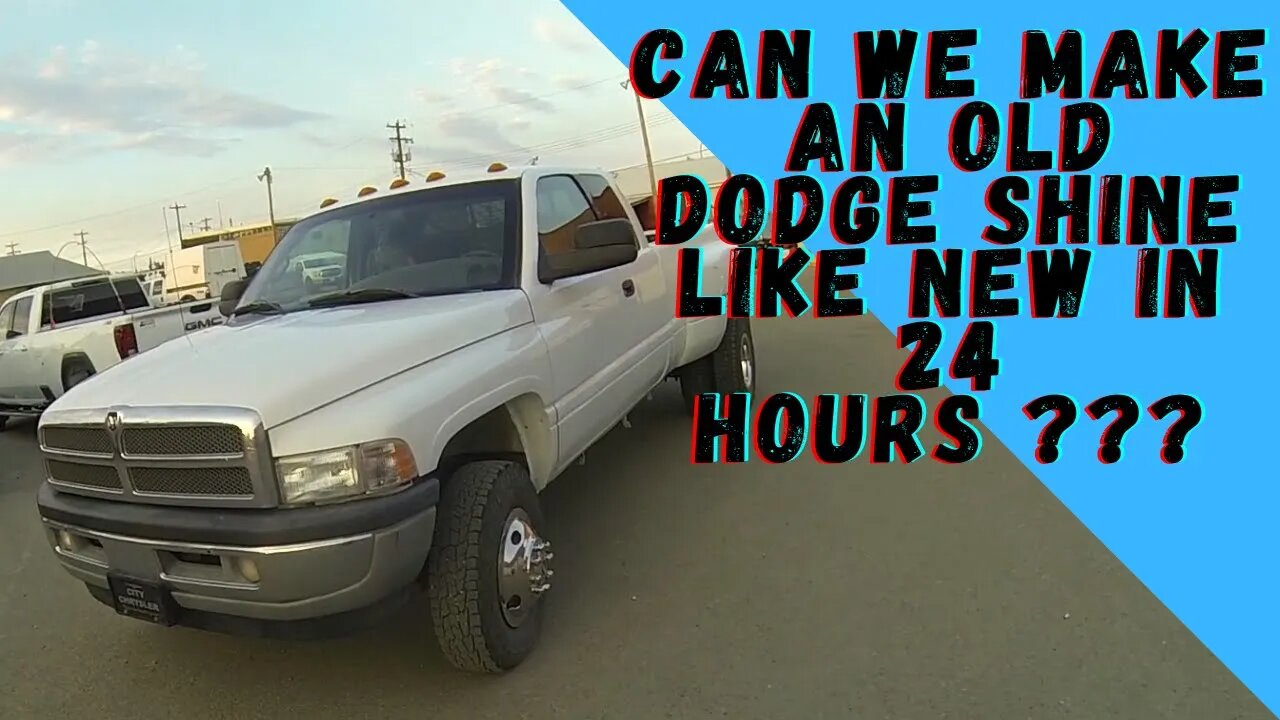 Paint a 2001 Dodge Ram 3500 4x4 Dually Cummins Pickup in 24 Hours? How did you spend your weekend?