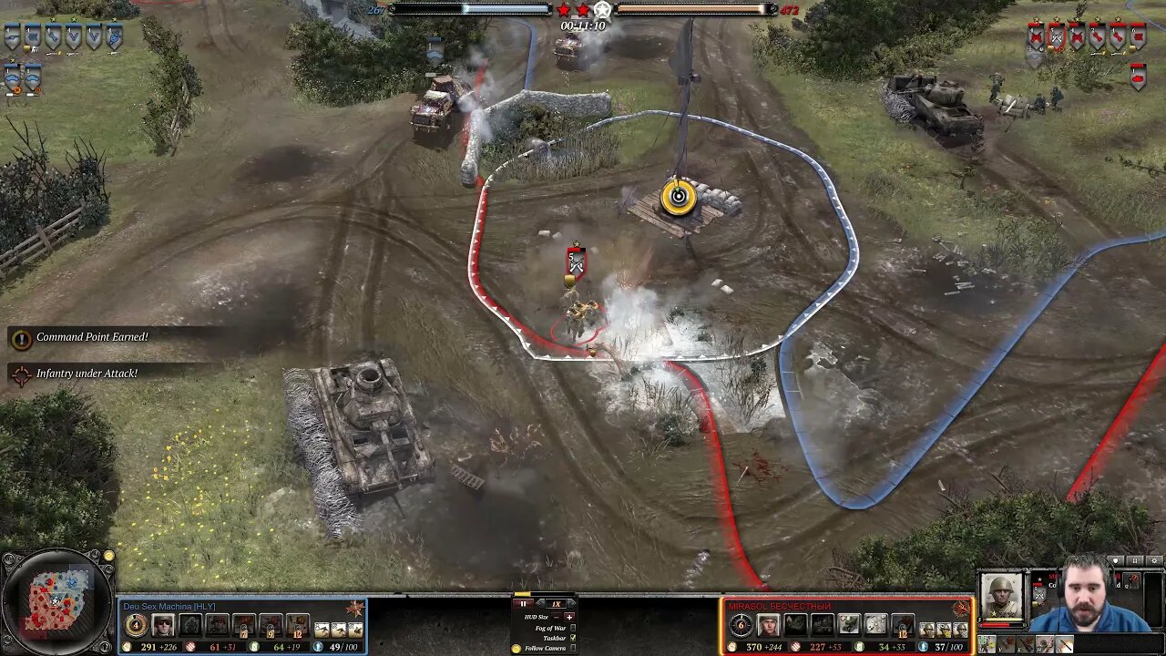 Deu ex Machina (Ost) vs Mirasol (Sov) || Company of Heroes 2