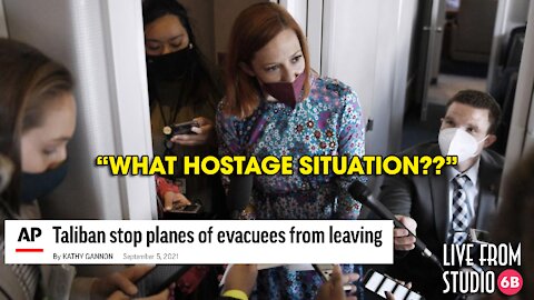 Psaki Denies Hostage Situation As Taliban Blocks Flights with Americans from Taking Off!!!