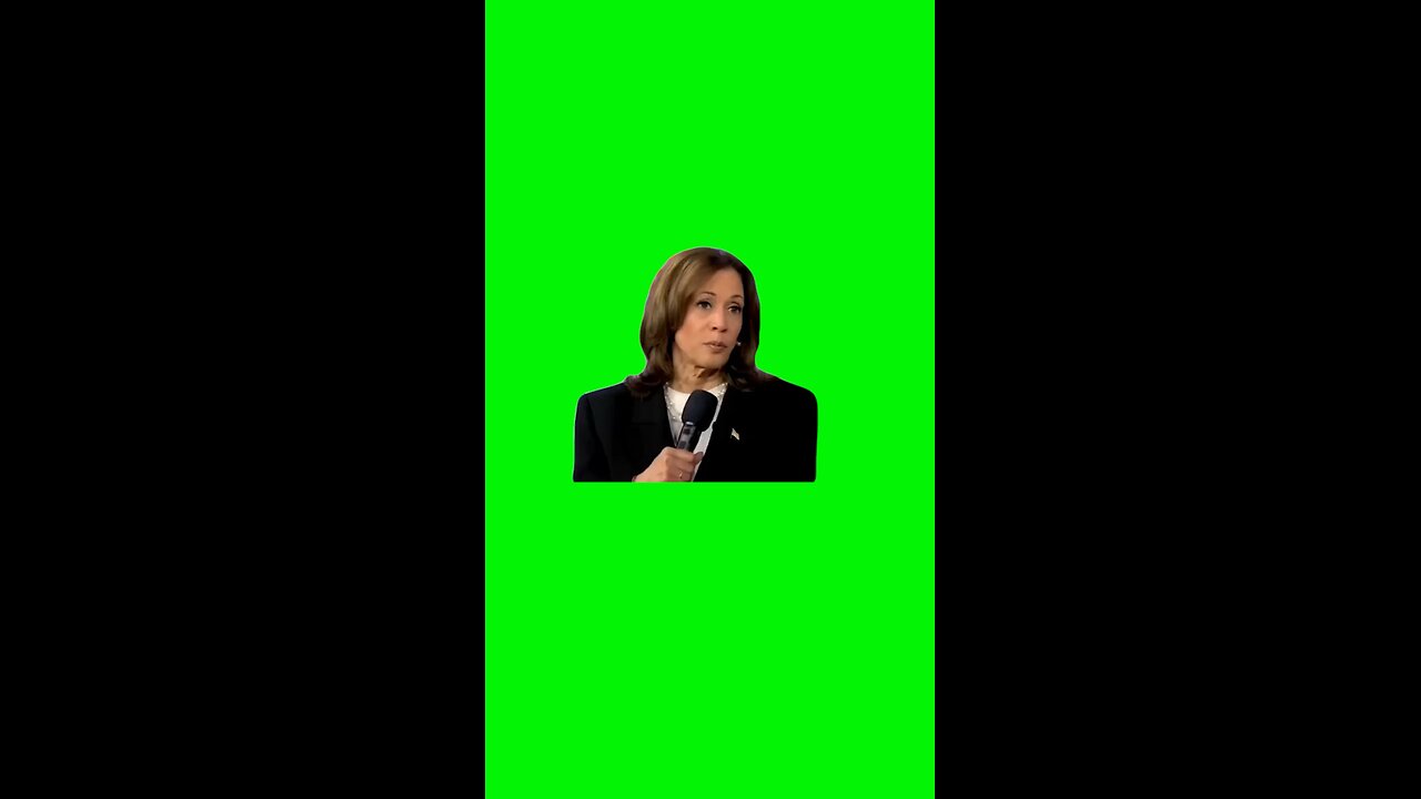 “Needs To Be Done” Kamala Harris | Green Screen