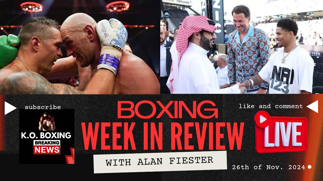 Boxing Weekly Live with Alan Fiester: Schofield vs Stevenson in Saudi Arabia