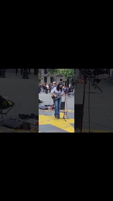 leire covers some one like you #busker