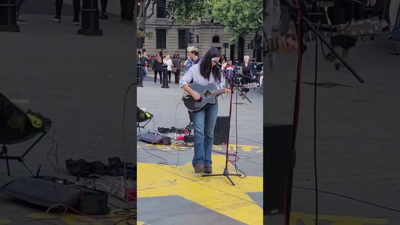 leire covers some one like you #busker