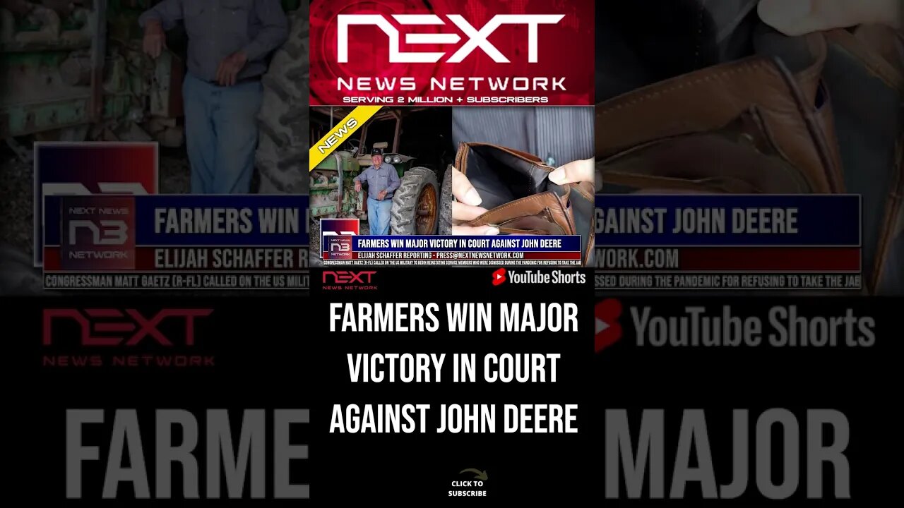 Farmers Win Major Victory In Court Against John Deere #shorts