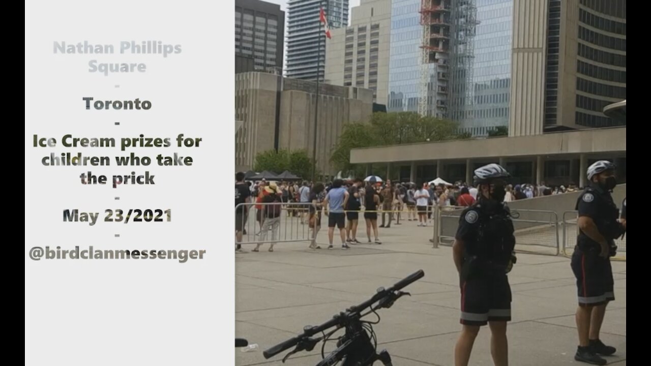 Toronto Medicine Walk - Death Cult Protest at Nathan Phillips Square