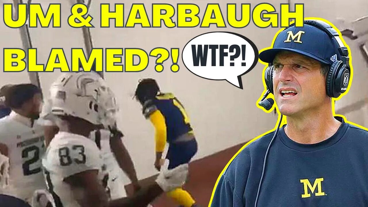 MSU Attorney BLAMES Michigan Football & Jim Harbaugh for TUNNEL Incident in ABSURD Statement!