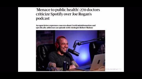 Why The Military Media Medical Industrial Complex Fears Joe Rogan