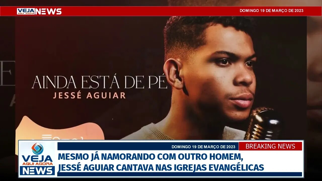 MESMO JÁ NAMORANDO COM OUTRO RAPAZ, JESSÉ AGUIAR CANTAVA NAS IGREJAS EVANGÉLICAS