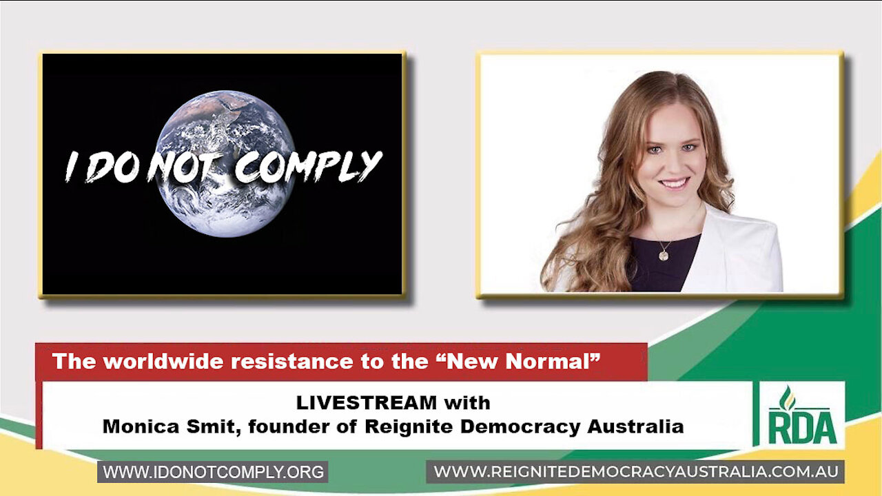 Resisting the "New Normal" with Monica Smit of Reignite Democracy Australia