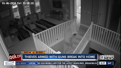 Thieves armed with guns break into Summerlin home