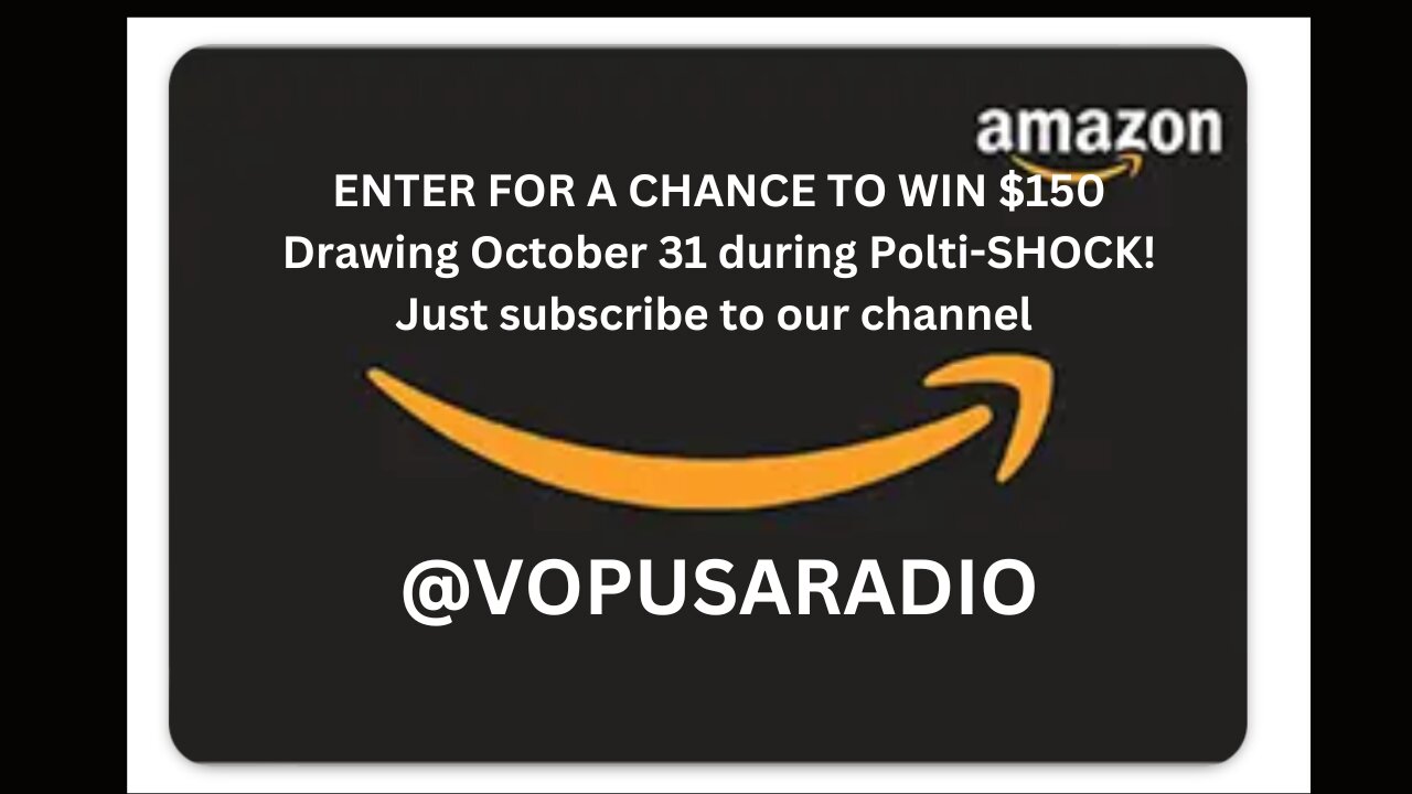 Follow us for a chance to win $150 Gift Card on Amazon -drawing October 31