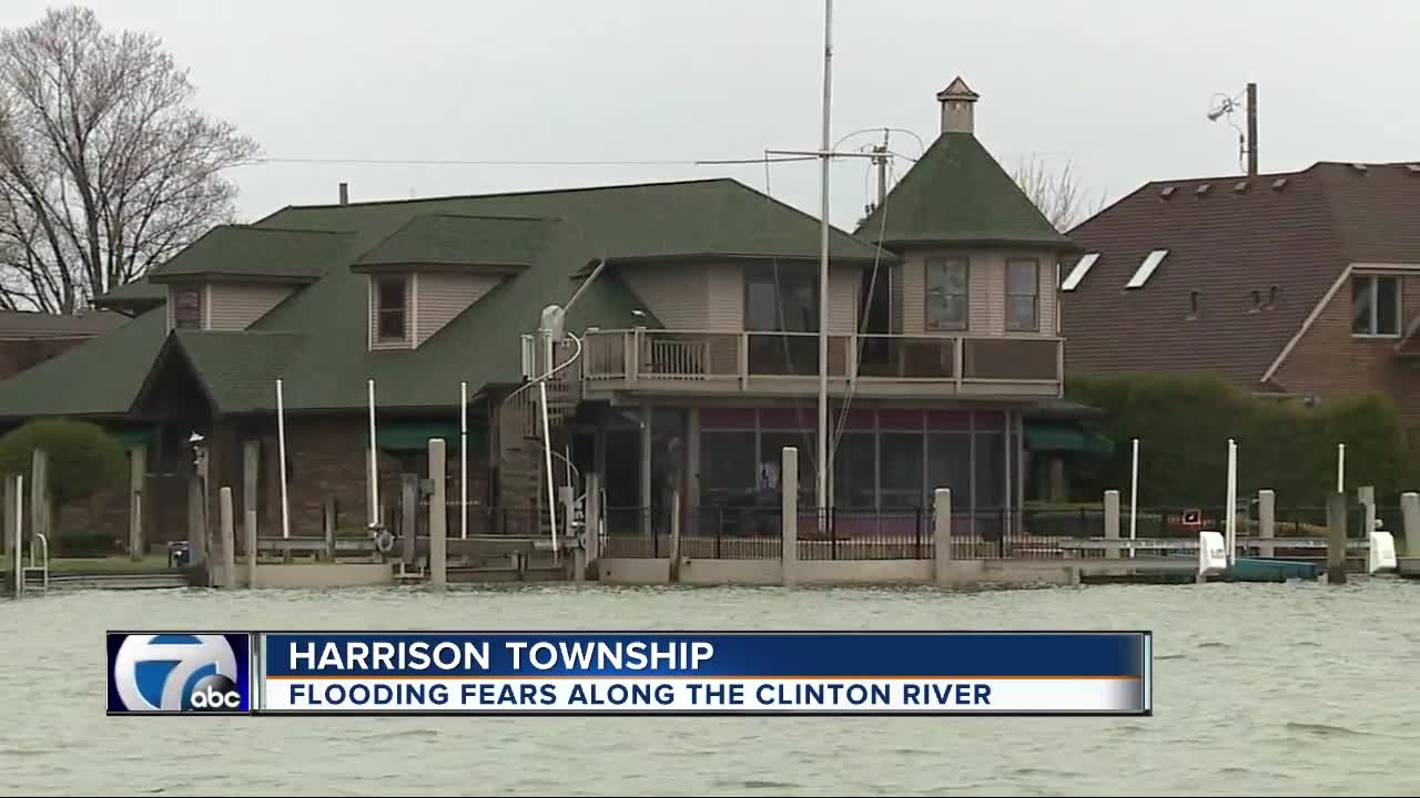 Flooding fears along the Clinton River