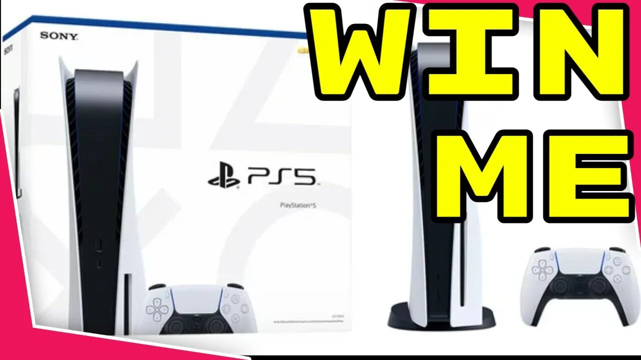 WIN a PS5! My Giveaway to my Supporters!