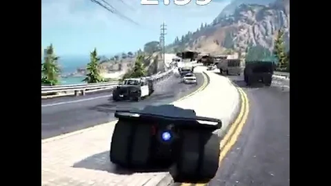 Batman car in military convoy #gaming #gamer #trending #viral